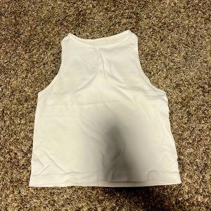 white cropped tank top, size medium